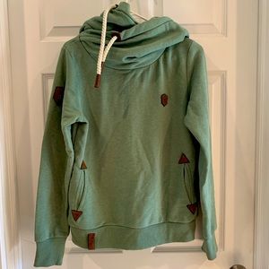 Naketano Hoodie, Mint Green, Size L